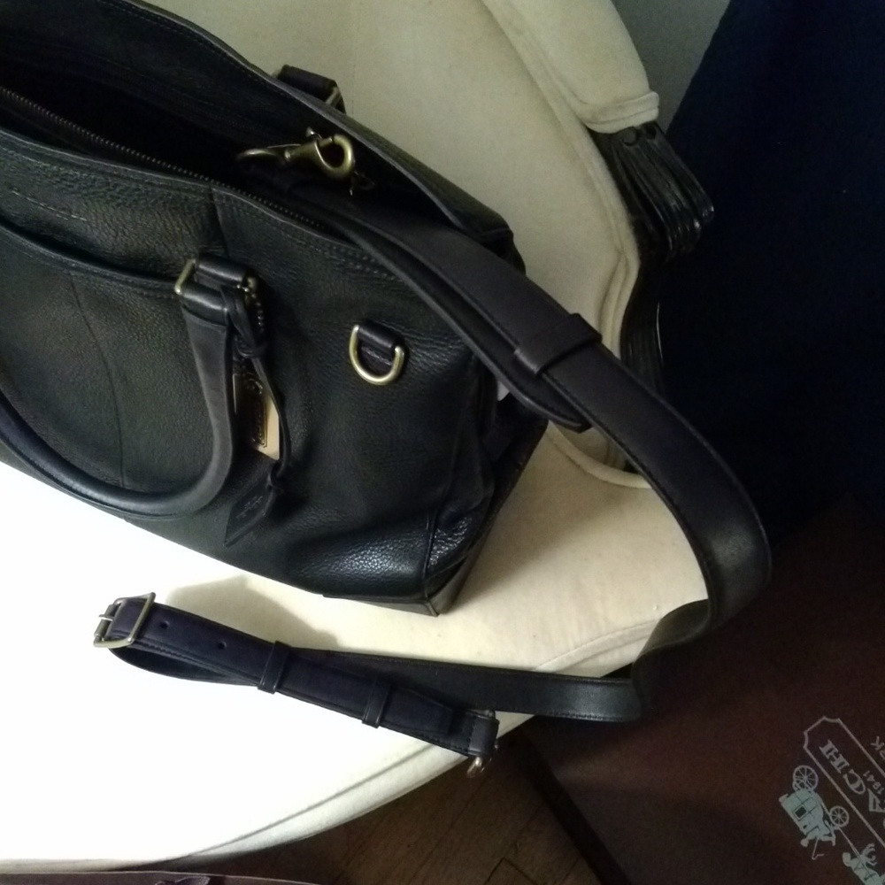 NWT COACH Black Tote Bag - Picture 5 of 8